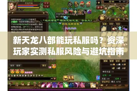 新天龙八部能玩私服吗？资深玩家实测私服风险与避坑指南