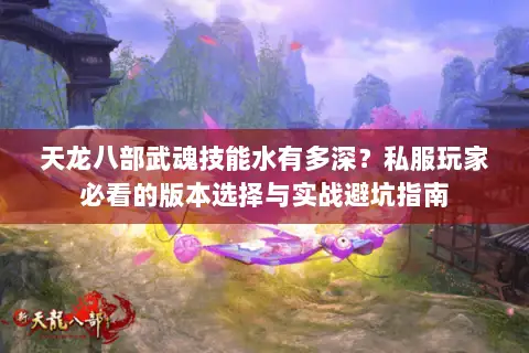 天龙八部武魂技能水有多深？私服玩家必看的版本选择与实战避坑指南