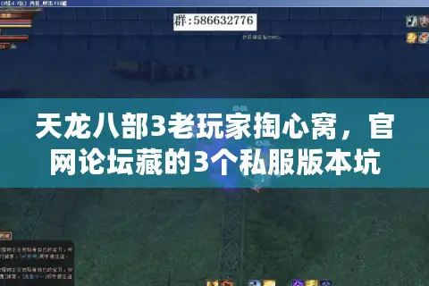 天龙八部3老玩家掏心窝，官网论坛藏的3个私服版本坑，90%人没避开？