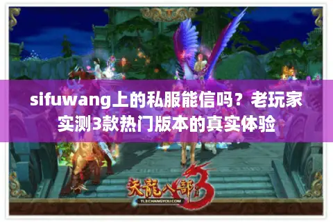 sifuwang上的私服能信吗？老玩家实测3款热门版本的真实体验