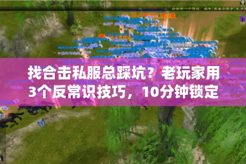 找合击私服总踩坑?老玩家用3个反常识技巧,10分钟锁定靠谱服 找合击私服总踩坑?老玩家用3个反常识技巧,10分钟锁定靠谱服