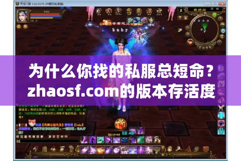 为什么你找的私服总短命？zhaosf.com的版本存活度筛查帮你避坑