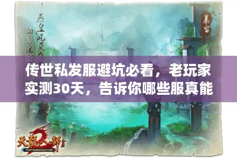 传世私发服避坑必看，老玩家实测30天，告诉你哪些服真能长期玩？