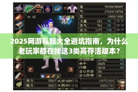 2025网游私服大全避坑指南,为什么老玩家都在找这3类高存活版本? 2025网游私服大全避坑指南,为什么老玩家都在找这3类高存活版本?