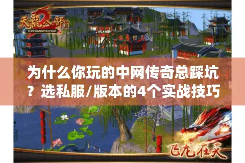 为什么你玩的中网传奇总踩坑？选私服/版本的4个实战技巧，老玩家从不外传