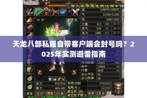 天龙八部私服自带客户端会封号吗?2025年实测避雷指南 天龙八部私服自带客户端会封号吗?2025年实测避雷指南