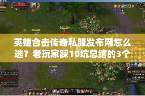 英雄合击传奇私服发布网怎么选？老玩家踩10坑总结的3个避坑法+私藏好站