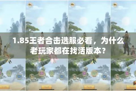 1.85王者合击选服必看，为什么老玩家都在找活版本？