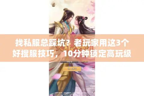 找私服总踩坑？老玩家用这3个好搜服技巧，10分钟锁定高玩级版本