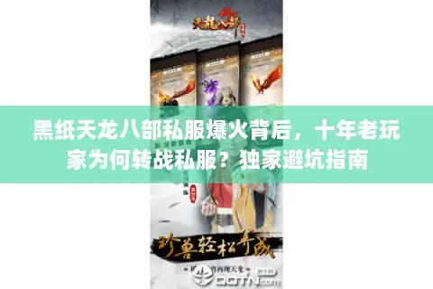 黑纸天龙八部私服爆火背后，十年老玩家为何转战私服？独家避坑指南