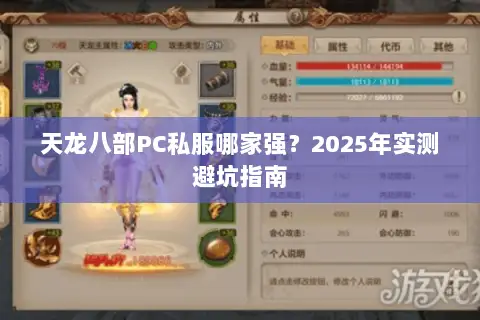 天龙八部PC私服哪家强？2025年实测避坑指南