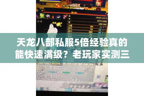 天龙八部私服5倍经验真的能快速满级？老玩家实测三大避坑法则