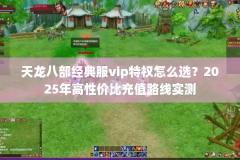 天龙八部经典服vip特权怎么选？2025年高性价比充值路线实测