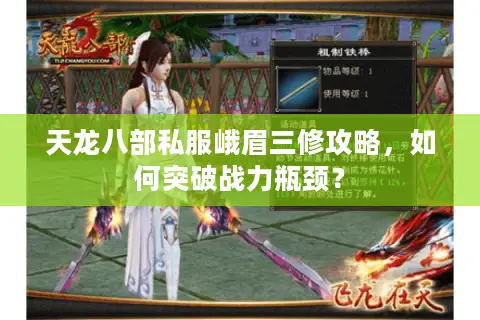 天龙八部私服峨眉三修攻略,如何突破战力瓶颈? 天龙八部私服峨眉三修攻略,如何突破战力瓶颈?
