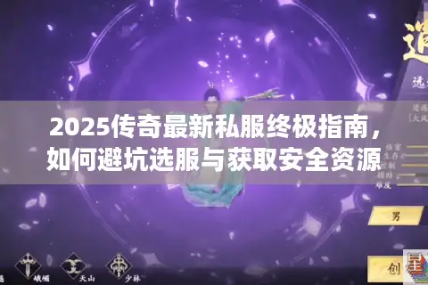 2025传奇最新私服终极指南，如何避坑选服与获取安全资源？