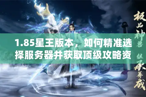 1.85星王版本，如何精准选择服务器并获取顶级攻略资源？