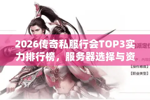 2026传奇私服行会TOP3实力排行榜，服务器选择与资源优化终极指南