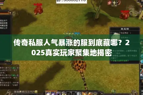 传奇私服人气暴涨的服到底藏哪?2025真实玩家聚集地揭密 传奇私服人气暴涨的服到底藏哪?2025真实玩家聚集地揭密