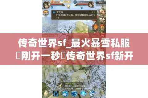 传奇世界sf_最火暴雪私服▶刚开一秒◀传奇世界sf新开网站发布站