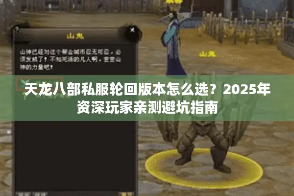 天龙八部私服轮回版本怎么选？2025年资深玩家亲测避坑指南