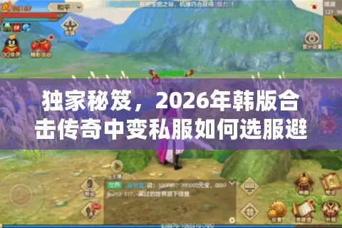 独家秘笈，2026年韩版合击传奇中变私服如何选服避坑与资源下载实战？