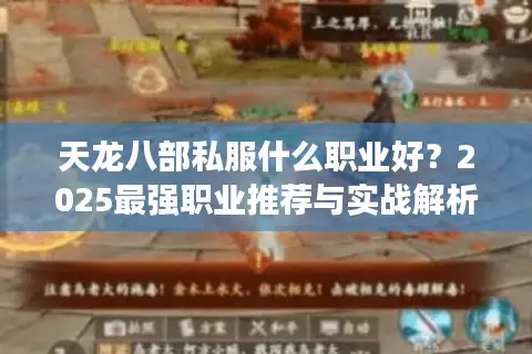 天龙八部私服什么职业好？2025最强职业推荐与实战解析