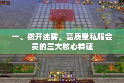 一、拨开迷雾，高质量私服会员的三大核心特征