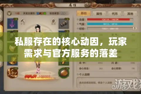 私服存在的核心动因，玩家需求与官方服务的落差