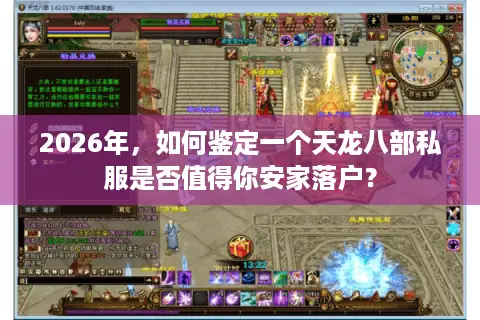 2026年，如何鉴定一个天龙八部私服是否值得你安家落户？