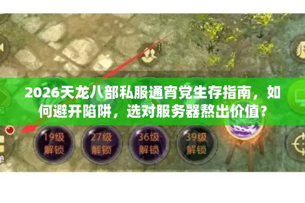 2026天龙八部私服通宵党生存指南，如何避开陷阱，选对服务器熬出价值？