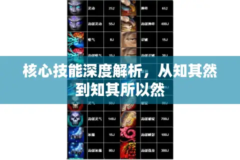 核心技能深度解析，从知其然到知其所以然