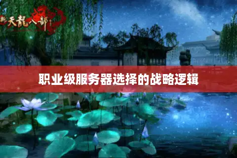 职业级服务器选择的战略逻辑