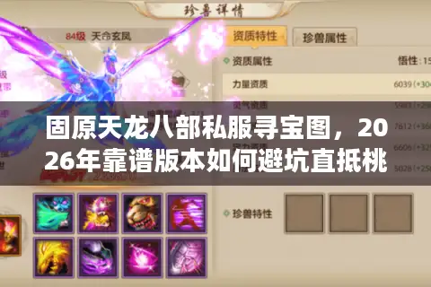 固原天龙八部私服寻宝图，2026年靠谱版本如何避坑直抵桃源？