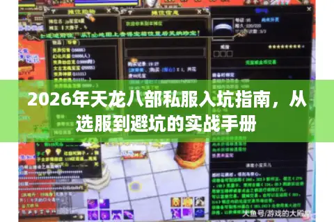 2026年天龙八部私服入坑指南，从选服到避坑的实战手册