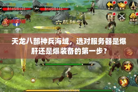 天龙八部神兵海域，选对服务器是爆肝还是爆装备的第一步？
