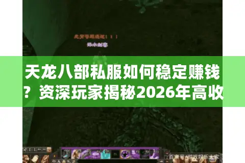 天龙八部私服如何稳定赚钱？资深玩家揭秘2026年高收益门道与风险规避
