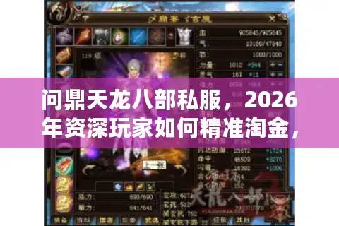 问鼎天龙八部私服，2026年资深玩家如何精准淘金，避开深坑锁定极品服？