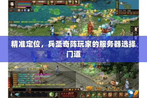 精准定位，兵圣奇阵玩家的服务器选择门道