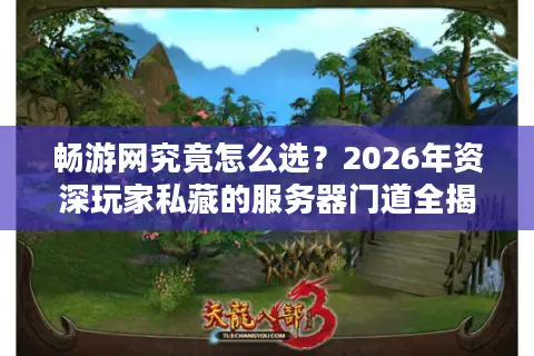 畅游网究竟怎么选？2026年资深玩家私藏的服务器门道全揭秘