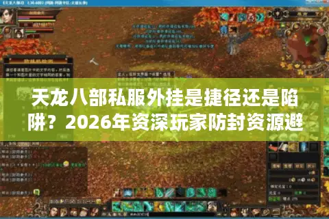 天龙八部私服外挂是捷径还是陷阱？2026年资深玩家防封资源避坑指南