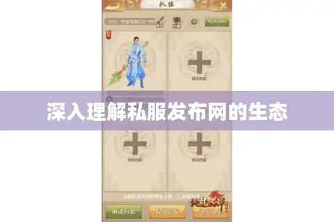 深入理解私服发布网的生态