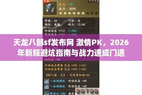 天龙八部sf发布网 激情PK，2026年新服避坑指南与战力速成门道