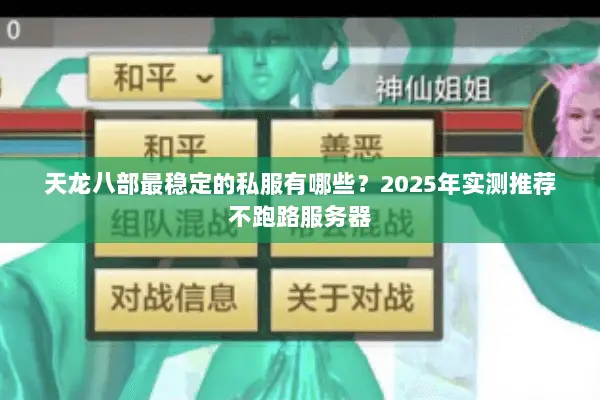 天龙八部最稳定的私服有哪些？2025年实测推荐不跑路服务器