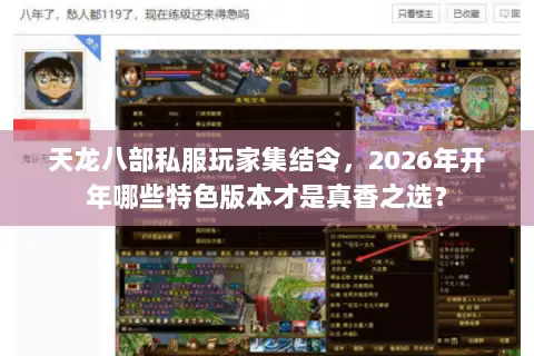 天龙八部私服玩家集结令，2026年开年哪些特色版本才是真香之选？