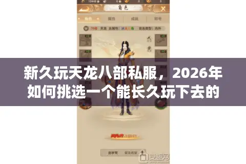 新久玩天龙八部私服，2026年如何挑选一个能长久玩下去的精品服？