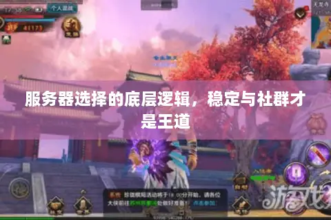 服务器选择的底层逻辑，稳定与社群才是王道