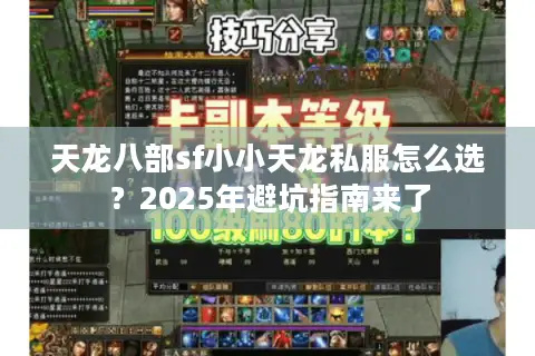 天龙八部sf小小天龙私服怎么选？2025年避坑指南来了