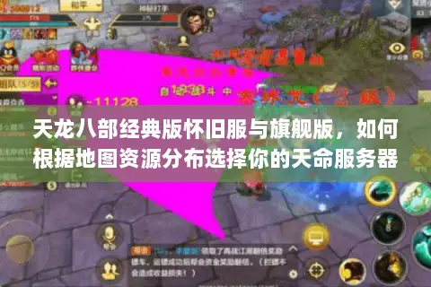 天龙八部经典版怀旧服与旗舰版，如何根据地图资源分布选择你的天命服务器？