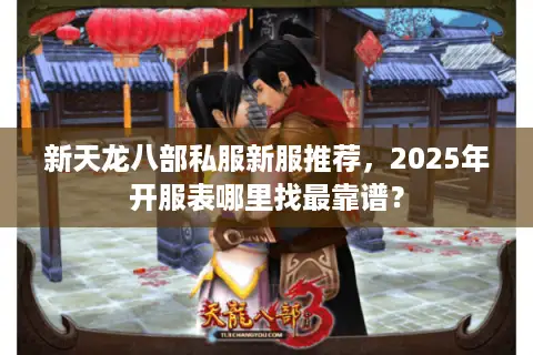 新天龙八部私服新服推荐，2025年开服表哪里找最靠谱？