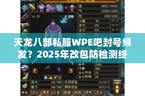 天龙八部私服WPE吧封号频发？2025年改包防检测终极方案
